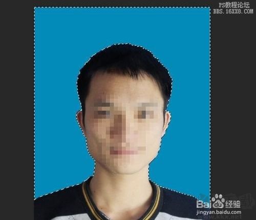 PS換證件照背景教程,PhotoShop證件照換背景顏色方法