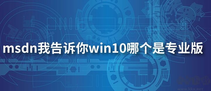 MSDN我告訴你下載Win10哪個是專業版