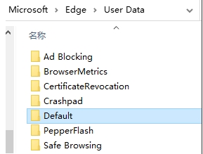 Microsoft Edge瀏覽器緩存,用戶數據目錄位置怎么改？