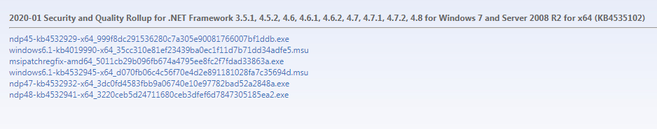 Win7 kb4535102補丁