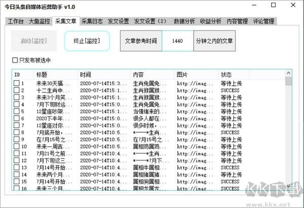 今日頭條自媒體運營助手