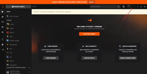 FACEIT怎么設置中文