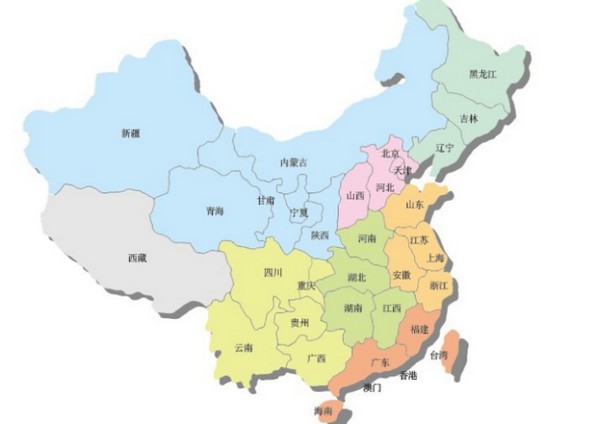 中國地圖全圖