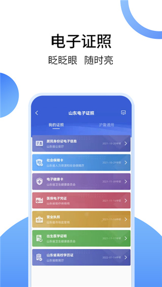愛山東政務服務平臺