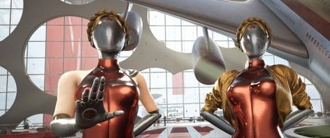 [原子之心MOD]雙生舞伶女機(jī)器人紅色緊身衣MOD