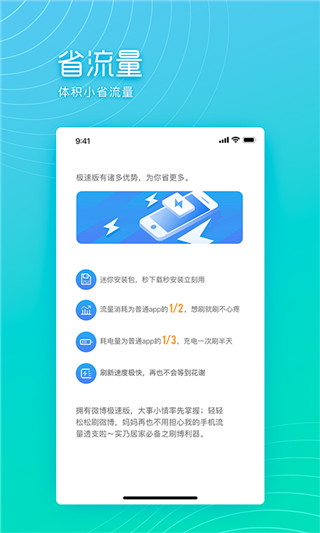 新浪微博極速版APP