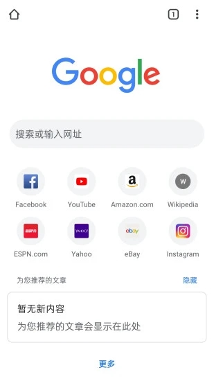 谷歌瀏覽器手機版