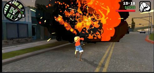 圣安地列斯路飛MOD手機版