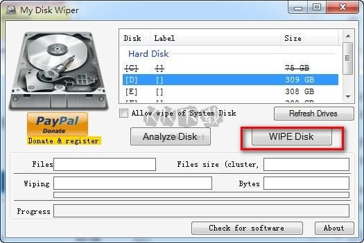My Disk Wiper(硬盤格式化工具)