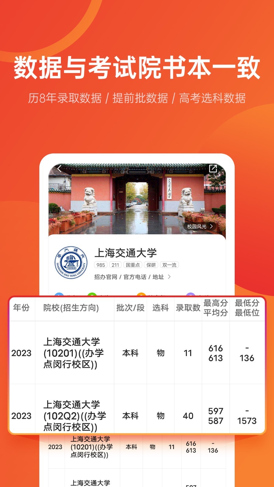 優(yōu)志愿app高考志愿填報