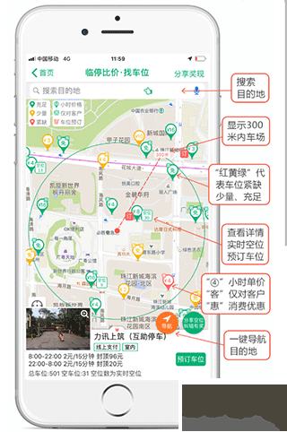淘車位停車app